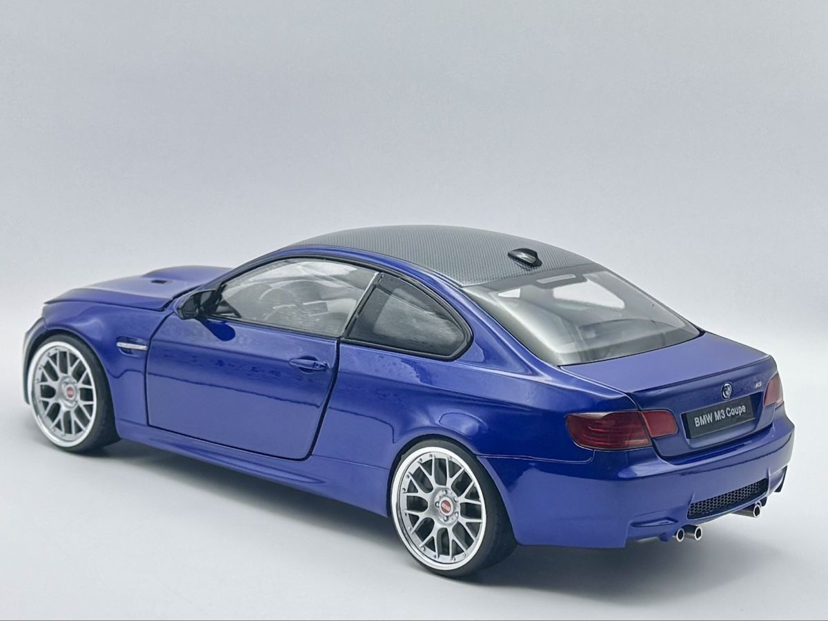 Kyosho Modellini d'auto: 1:18 BMW M3 Coupe E92 Kyosho BBS Tuning – Usato da Baar venduto da Cai 2