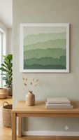 Green Horizons – Moderner Blickfang mit beruhigender Textur