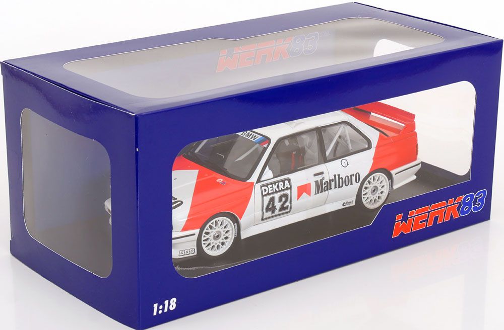 BMW Modellini d'auto: BMW M3 E30 #42 ZOLDER 1991 EUSER 1:18 WERK83 – Nuovo e nell'imballaggio originale da Suhr venduto da Moebelsiralfred 4