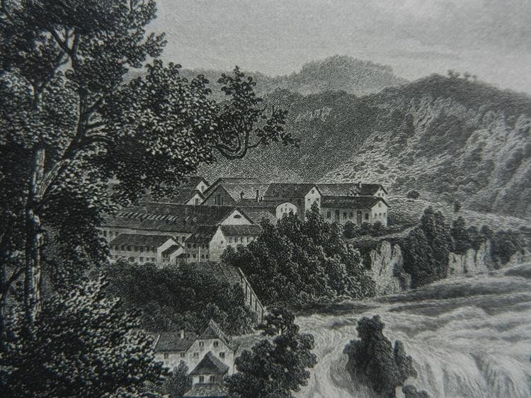 Incisioni: Der Rheinfall bei Schaffhausen – Usato da Risch venduto da Rischli15 9
