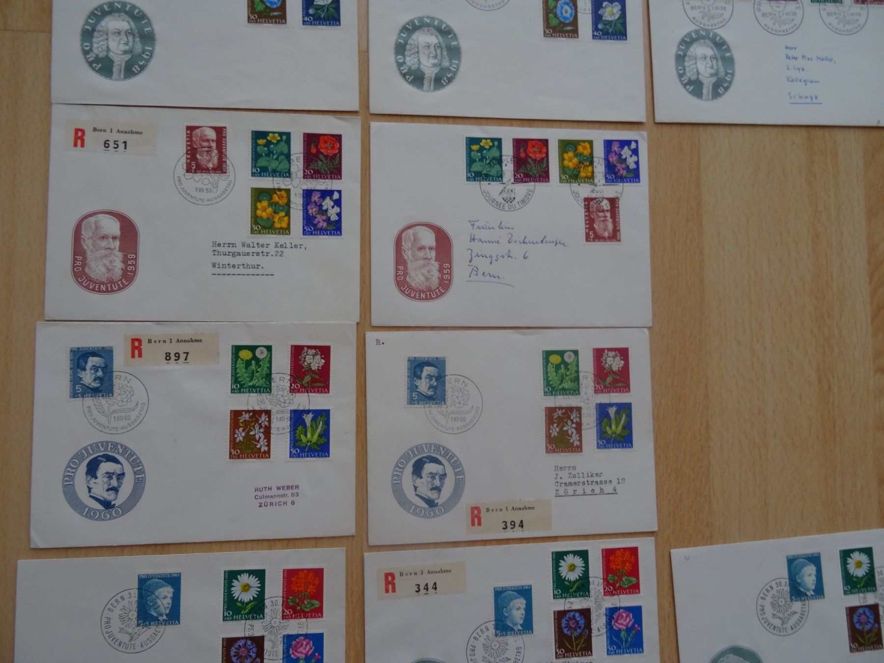 Alle Briefmarken: einen Posten Ersttagsbriefe FDC ab Fr. 5.-- – Gebraucht aus Lupfig von JUTA09 2