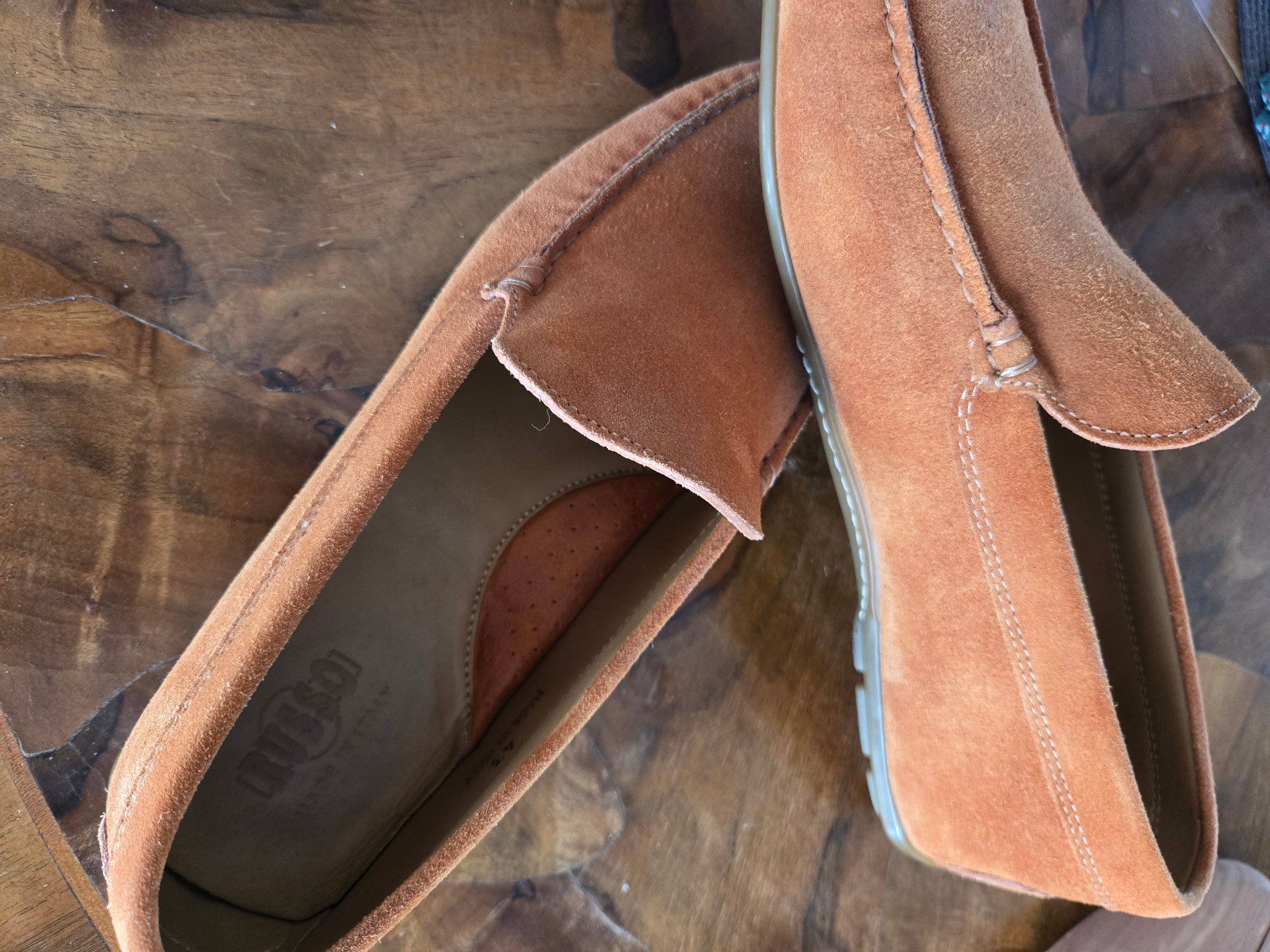 Herrenschuhe: Moccasins orange Grösse 43 – Gebraucht aus Ascona von Topolinowatch 2