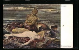 Künstler Arnold Böcklin: Triton und Ne