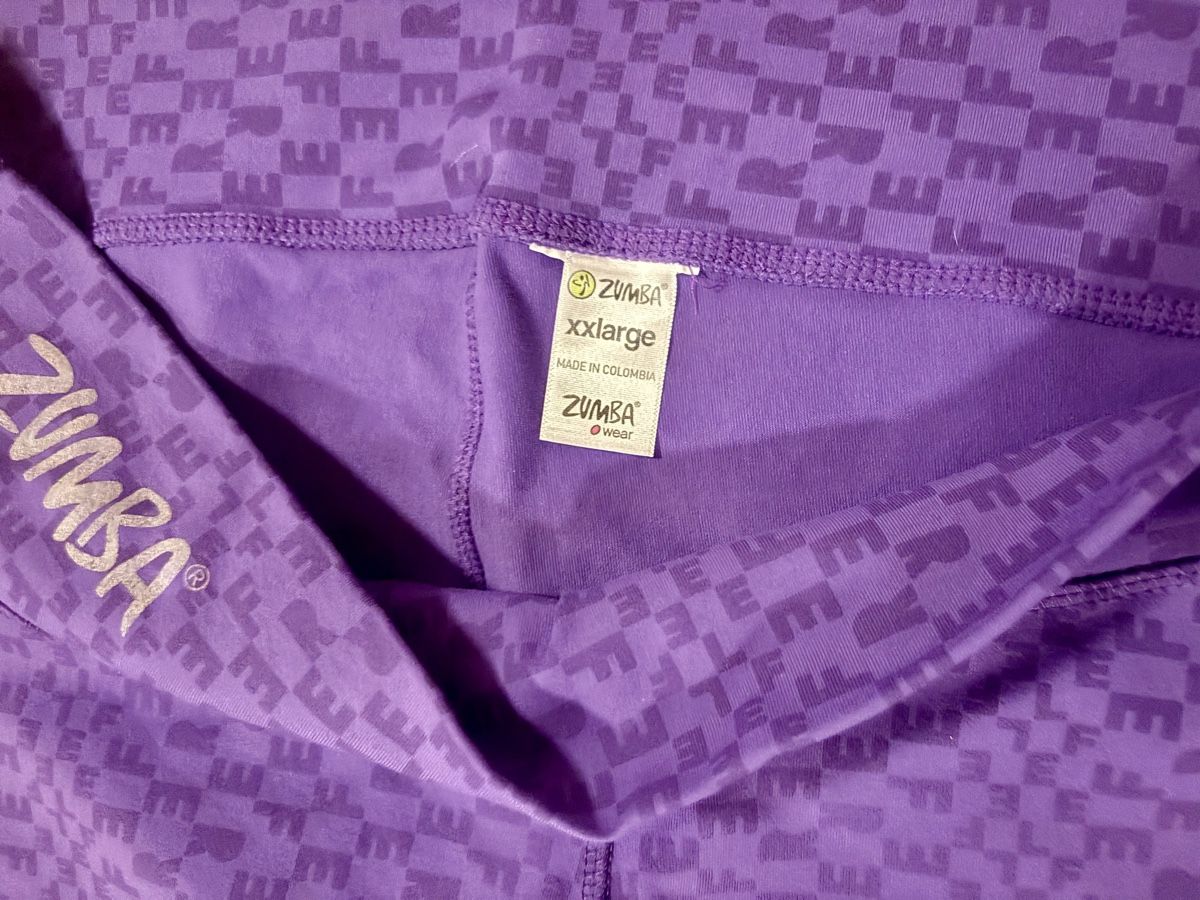 Leggings: Zumba Hose, Lila, Grösse XXL – Gebraucht aus Baden von Tiffany6878 6