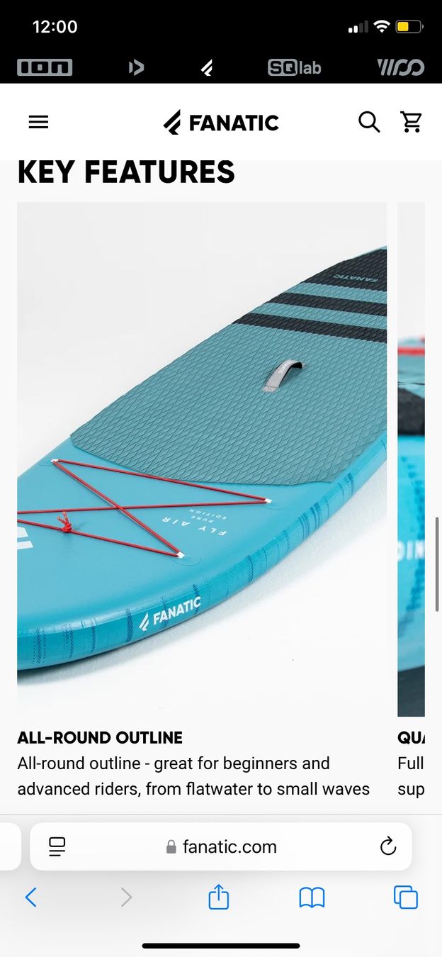 Tavole da surf e di nuoto: Fanatic Fly Air 10'8 – Usato da Zürich venduto da JimP9 5