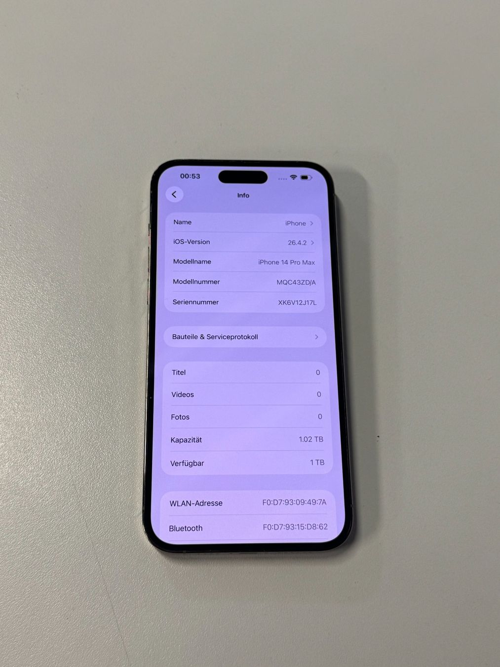 Apple Portables: Apple iPhone 14 Pro Max, 1TB – D'occasion à Hombrechtikon par SPS-Liquidationen 2