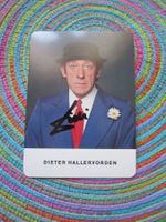 DIETER HALLEVORDEN*DIDI*ANTIKES AUTOGRAMM D KOMMIKER