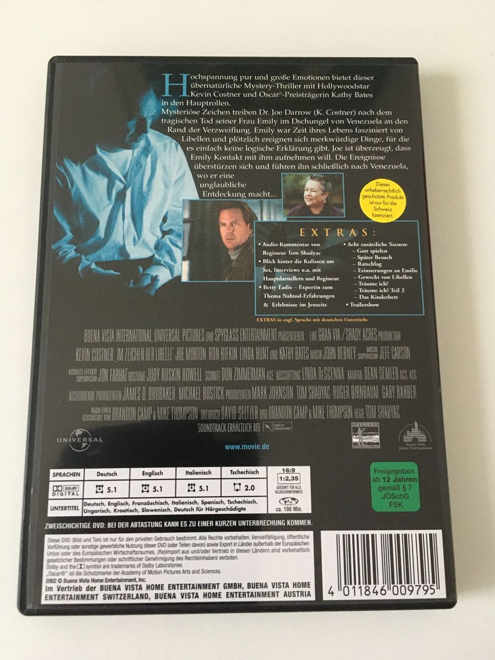 Tous les DVDs: Im Zeichen der Libelle - DVD  Kevin Costner – D'occasion à Arbon par HelFer01 1