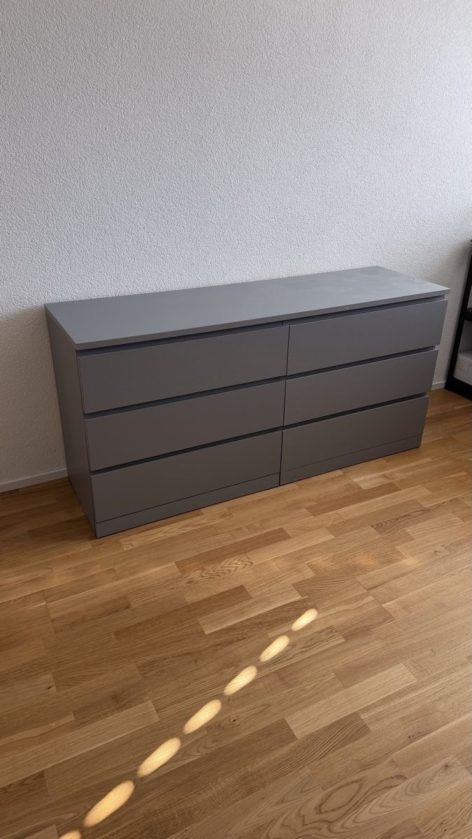 Ikea Cassettiere: Malm Kommode, IKEA, grau lasiert – Nuovo (secondo la descrizione) da Bern venduto da noahgasser