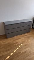 Malm Kommode, IKEA, grau lasiert