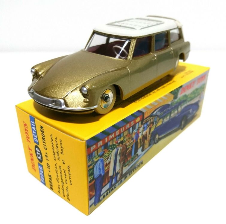 Citroën ID 19 Break 1957 - Maquette Pré-assemblée échelle 1/24 Hachette Collection