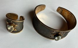 Set Armreif und Ring