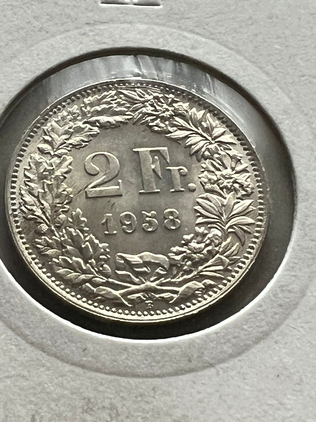 Toutes les monnaies: 2 Fr. 1958 – D'occasion à Schötz par Odpa