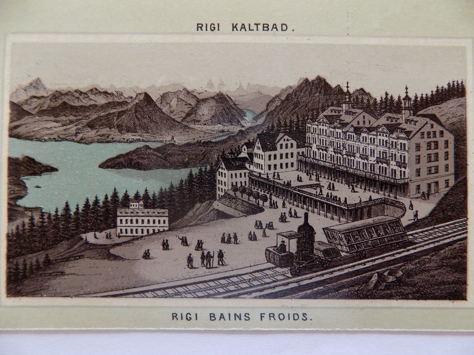 Incisioni: Rigi Kaltbad – Usato da Risch venduto da Antikfee 2