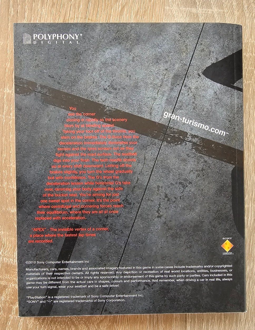 Gran Turismo Booklet Limited Edition Apex Polyphony 2010 (Gebraucht) in ...