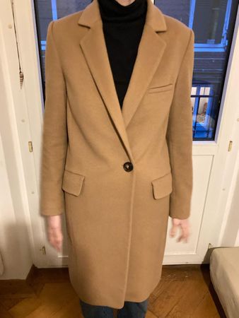 Elegant Devernois coat 75% wool
