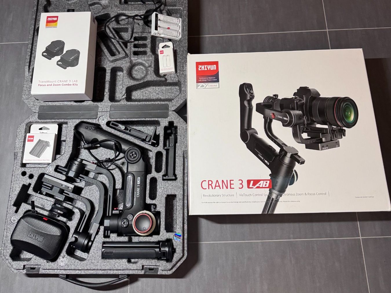 Zhiyun Altri Accessori: Zhiyun Crane 3 Lab + Kit Focus & Zoom Combo Complet – Nuovo (secondo la descrizione) da Noville venduto da Xtrembox