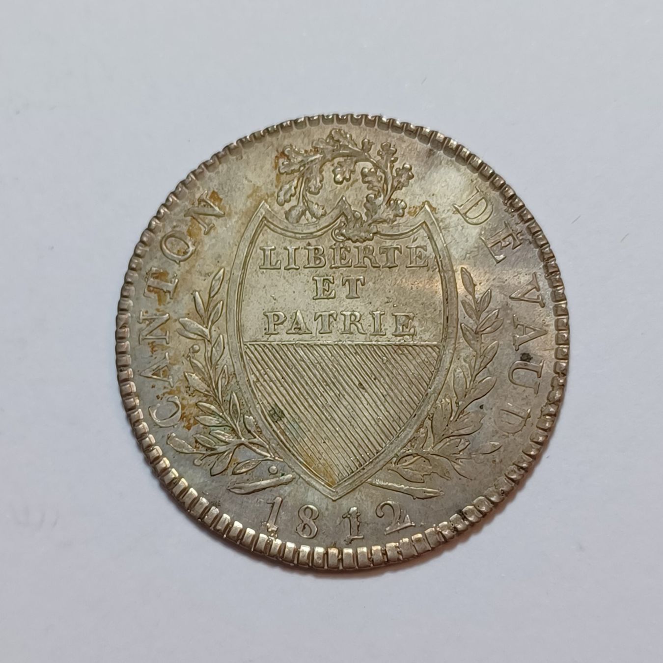 Tutti le monete: 5 Batzen 1812 Waadt – Usato da Pfäffikon ZH venduto da Schweizer_Muenzen