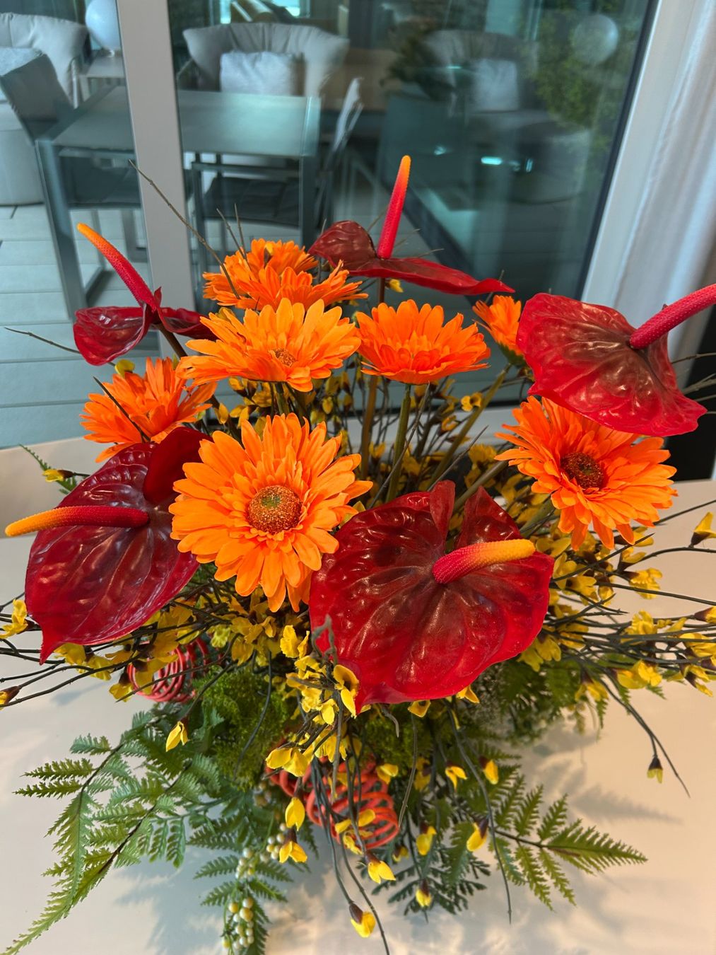 Tutte le decorazioni: Blumengesteck aus Kunstblumen – Usato da Zürich venduto da Luci08