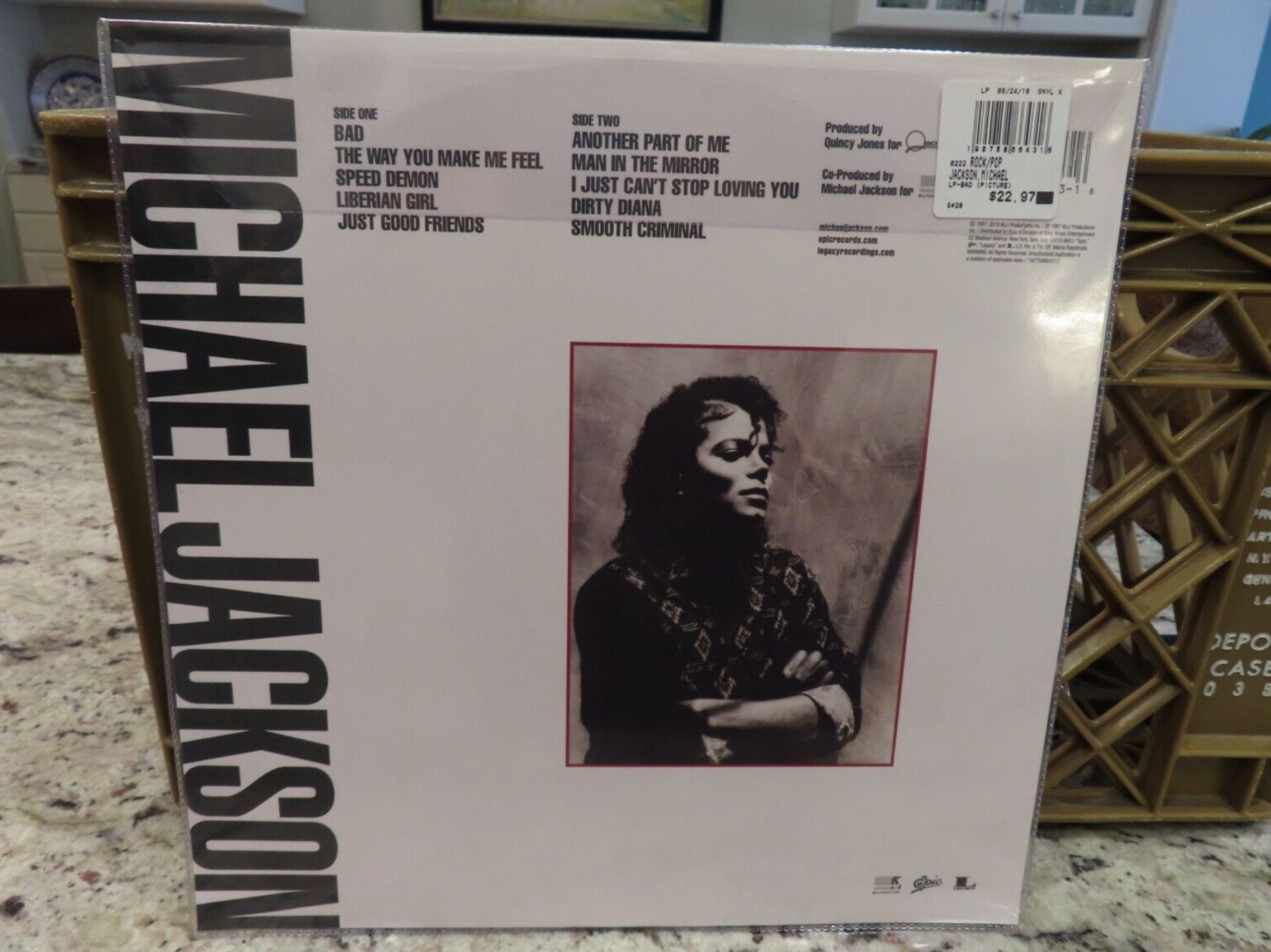 Schallplatten: Michael Jackson Bad picture disc Lp – Neu und originalverpackt aus founex von cetrarese01 1