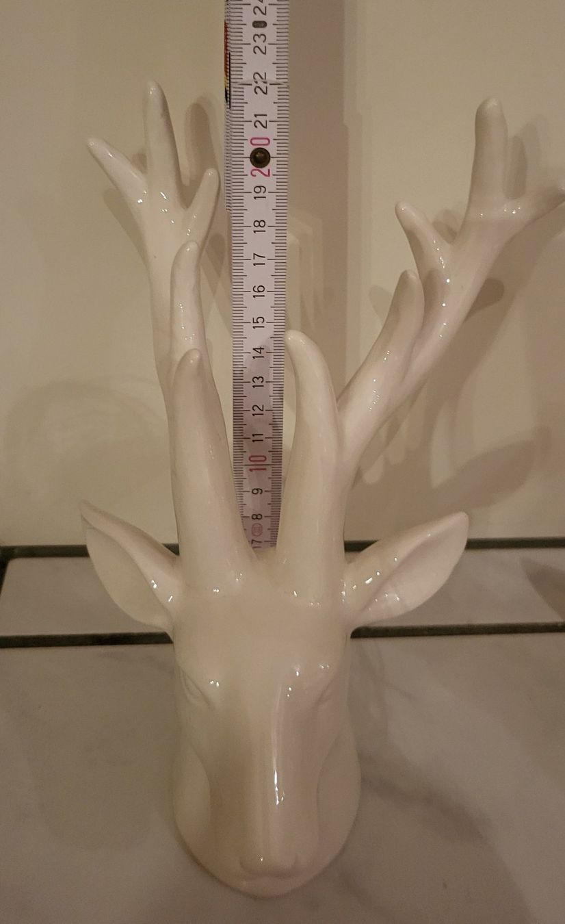 Tutte le decorazioni: Zwei Hirschköpfe weiss – Usato da Kleindöttingen venduto da Mcyaya007 1
