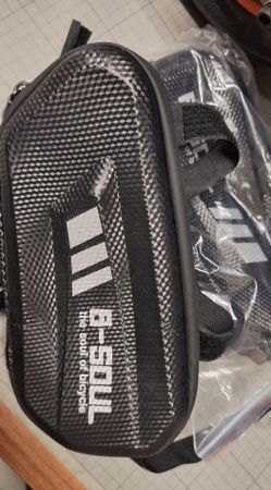 Motorradtaschen B-SOUL Carbon Look schwarz neu