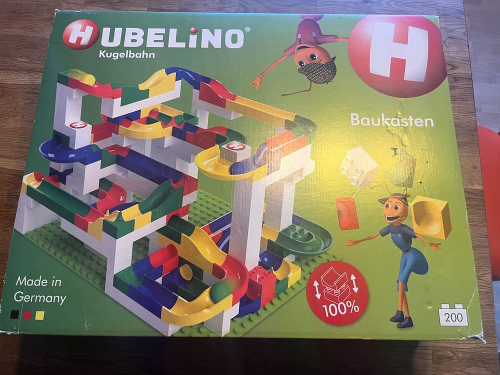 Hubelino Kugelbahn - Der Mega-Baukasten Mit Großer Platte & Buch