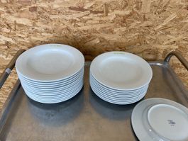 100 Hauptgangteller KAHLA 27 cm Beschriftet mit FIT & WELL