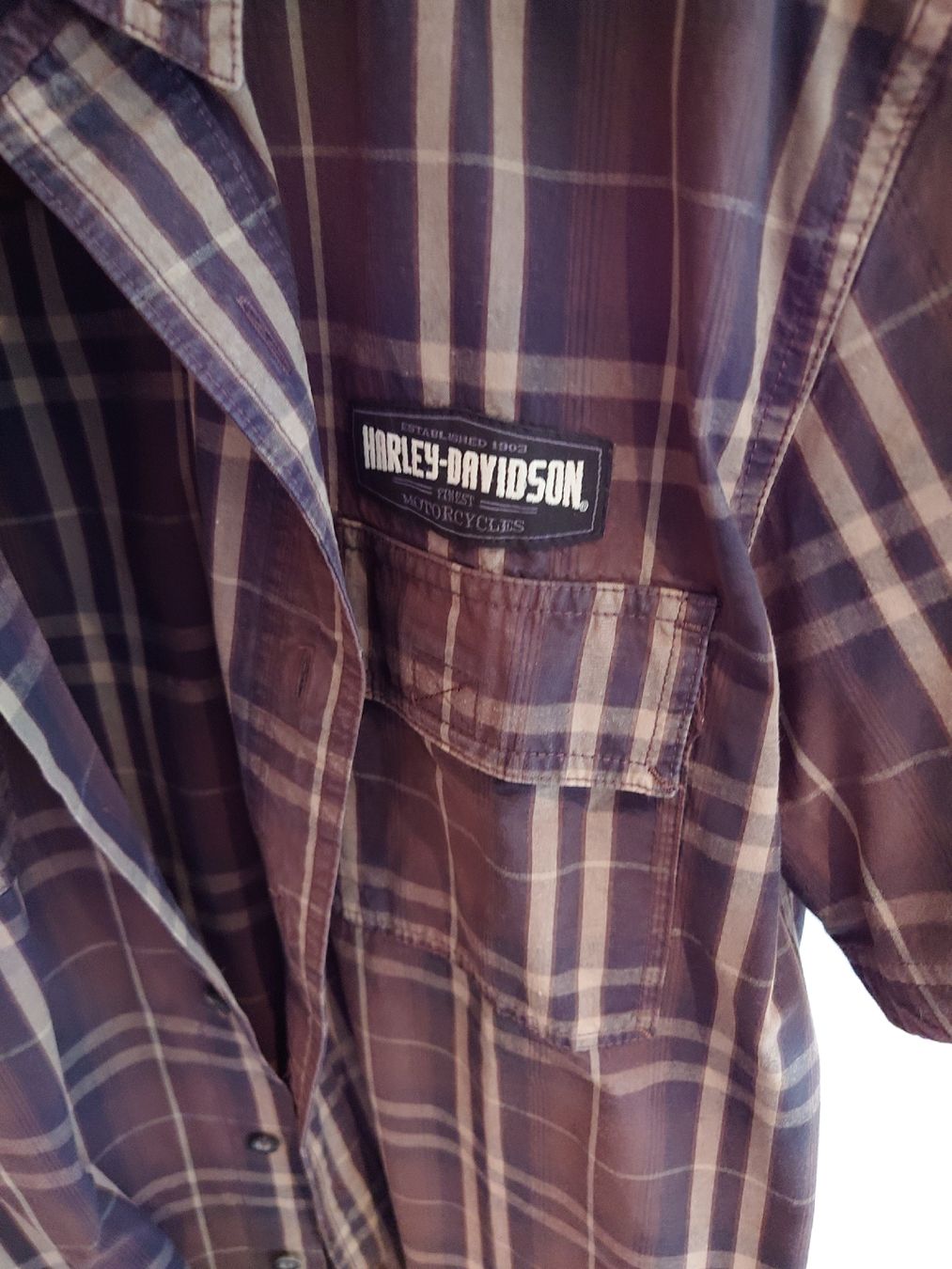 Harley-Davidson Hemden: Harley Davidson Hemd L – Gebraucht aus Vordemwald von Fredeli1 1