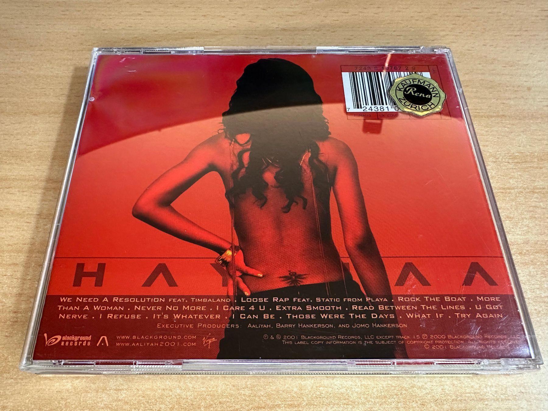 CD: T8 Aaliyah – Aaliyah – Usato da Rikon im Tösstal venduto da Alpenmutz 1