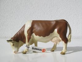 Schleich 13133 Fleckvieh Kuh, grasend