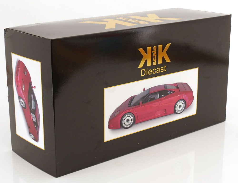 Bugatti Modellini d'auto: BUGATTI EB110 1991 ROT 1:12 KK-SCALE – Nuovo e nell'imballaggio originale da Suhr venduto da Moebelsiralfred 6