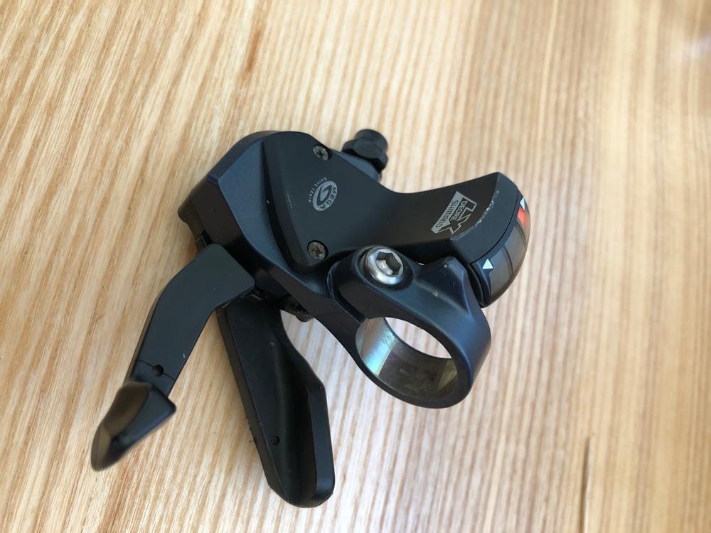 Vord. Schalthebel Shimano Deore LX Mega9-gang Rapidfire M570 (Gebraucht ...