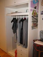 offene Garderobe
