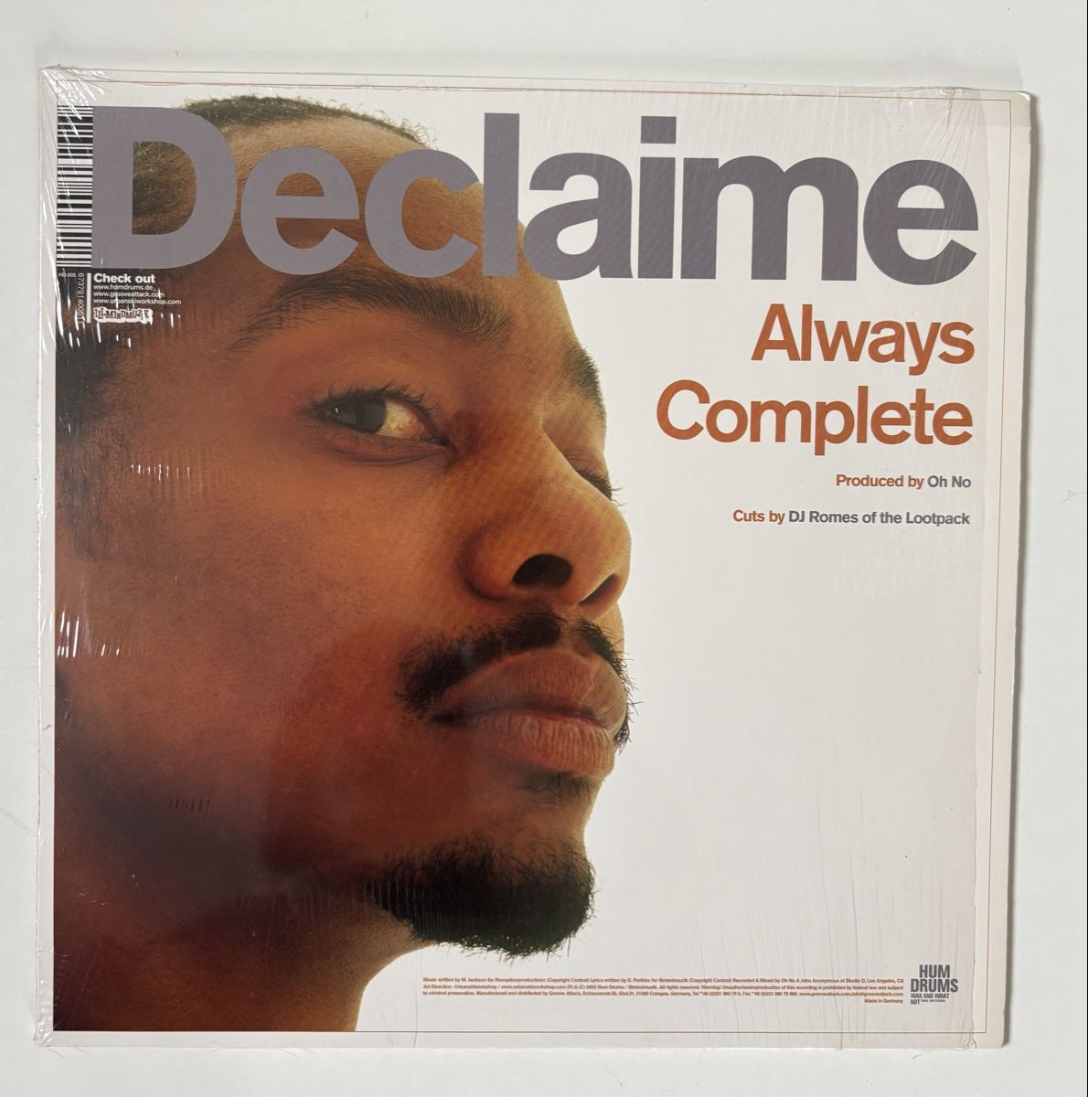 Dischi in vinile: Declaime - Always Complete 12" VG+/VG+ Prod. Oh No – Usato da Neuchâtel venduto da Deivid2