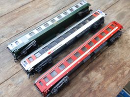 Lima 3 x SBB/SNCF grosser Personenwagen Set - Spur 0