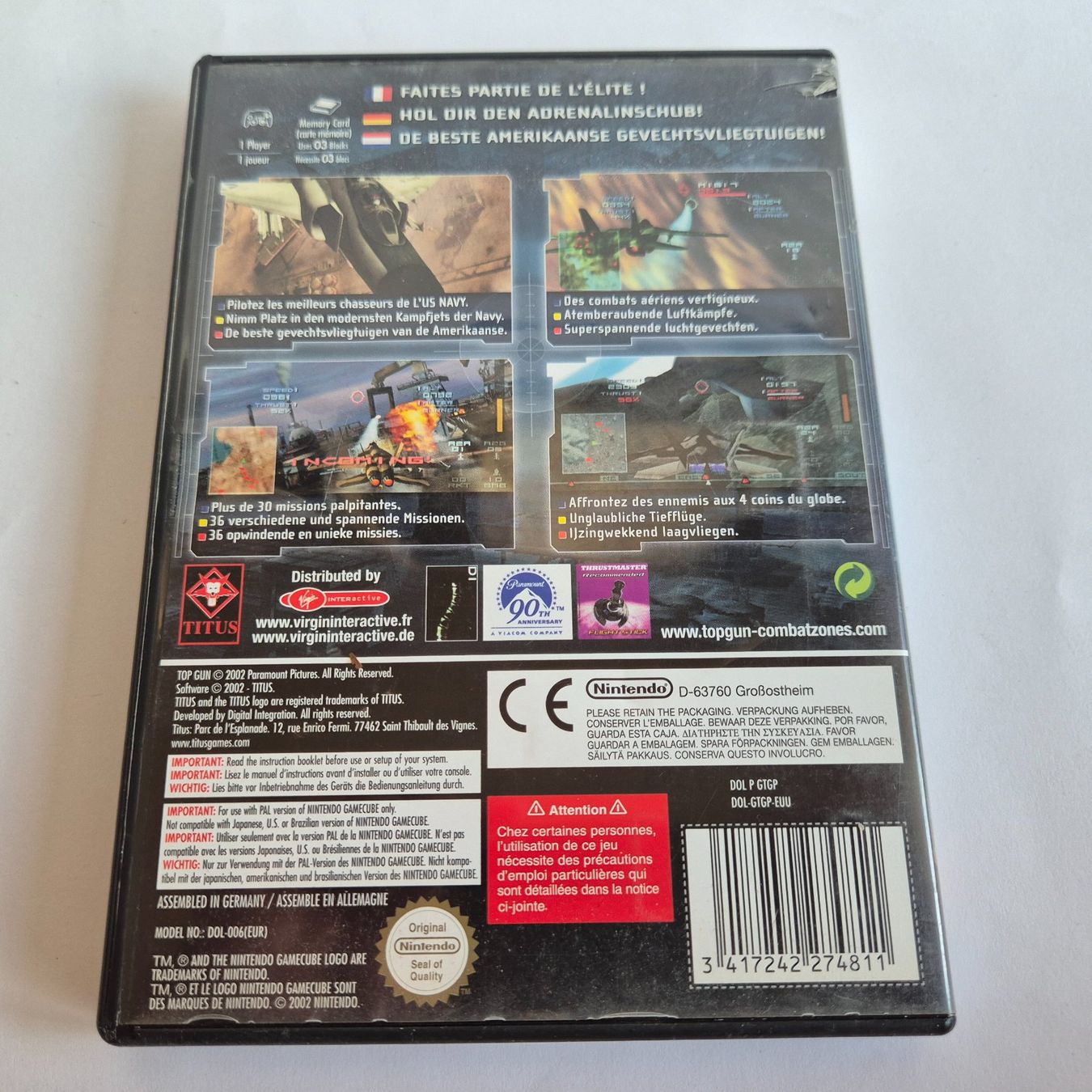 Nintendo Giochi: Top Gun - Combat Zone - GC – Usato da Zürich venduto da Mephisto87 1
