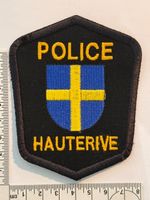 1 Polizei Abzeichen Police Hauterive, Kanton Neuenburg