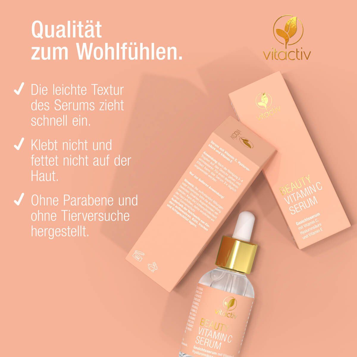 Gesichtspflege: BEAUTY VITAMIN C SERUM – 30 ml – Neu und originalverpackt aus Windisch von shop-easy 4