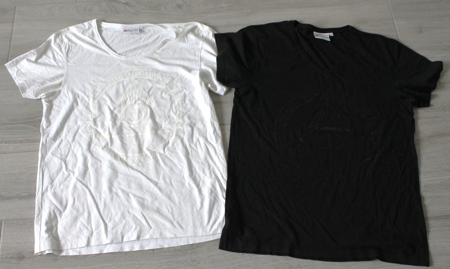 T-shirt: Lot de 2 T-Shirts heidi.com taille L – Usato da Chez-le-Bart venduto da jasse