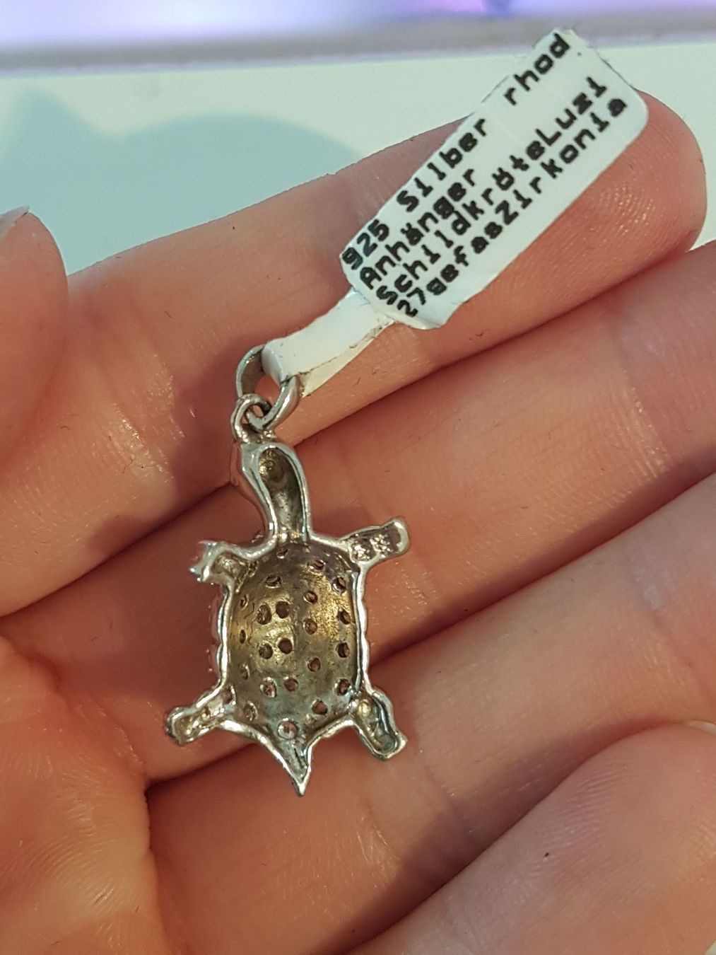 Pendentifs: Süsser Schildkröten Anhänger – Neuf (Voir description) à Unterägeri par Altgoldschmuck 2