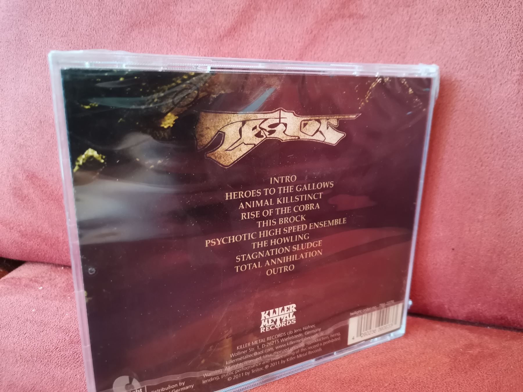 CD: Testor Animal Killstinct CD Neu – Nuovo e nell'imballaggio originale da Zofingen venduto da noise123 1