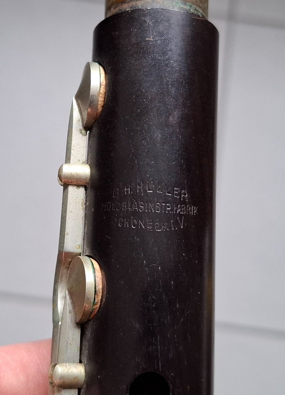 Strumenti musicali: G.H.Hüller Schwedler Holz C- Traversflöte – Usato da La Sarraz venduto da classicworldcoins 9