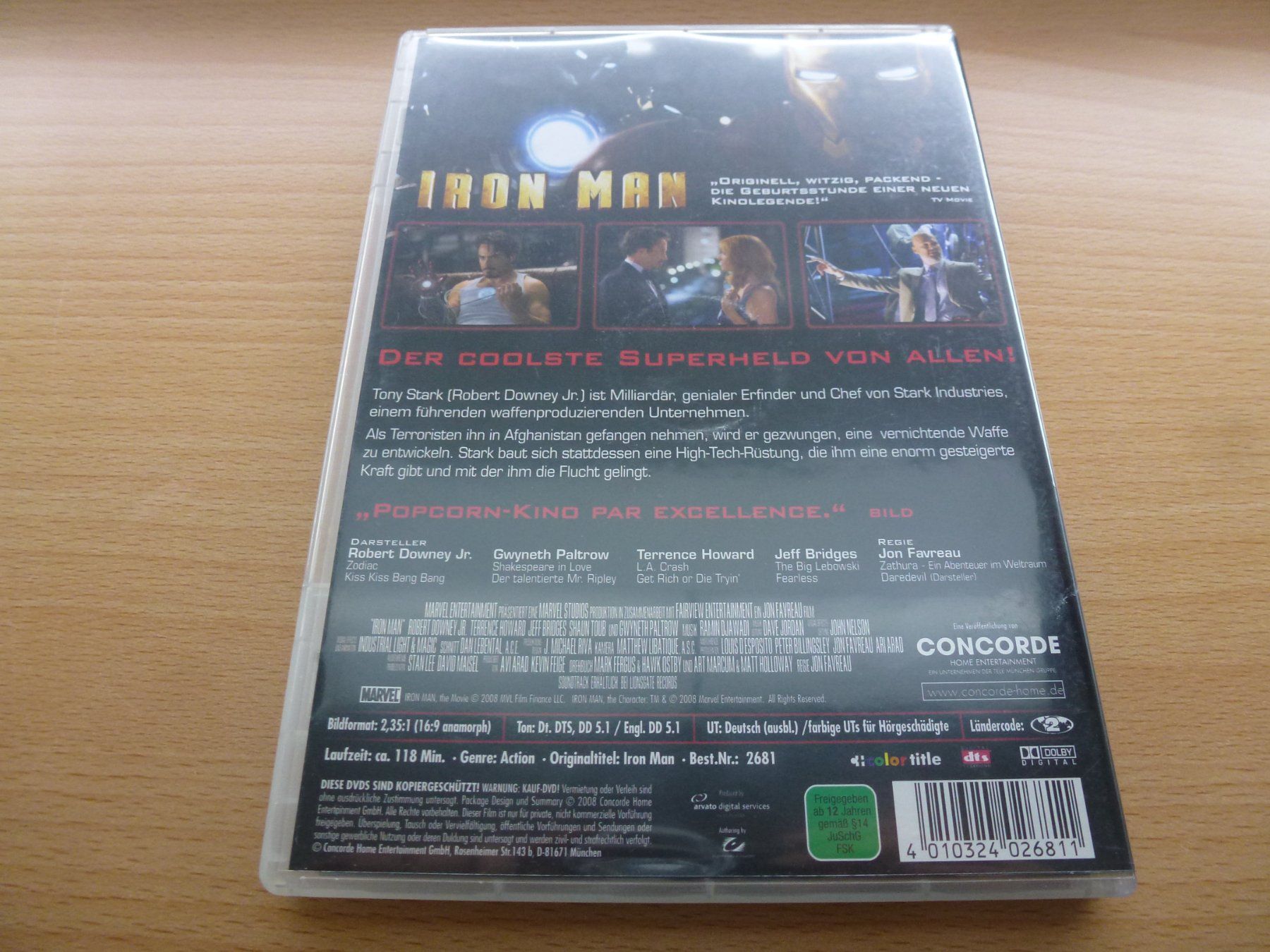 Tutti i DVDs: Iron Man – Usato da Hombrechtikon venduto da HGK50 1