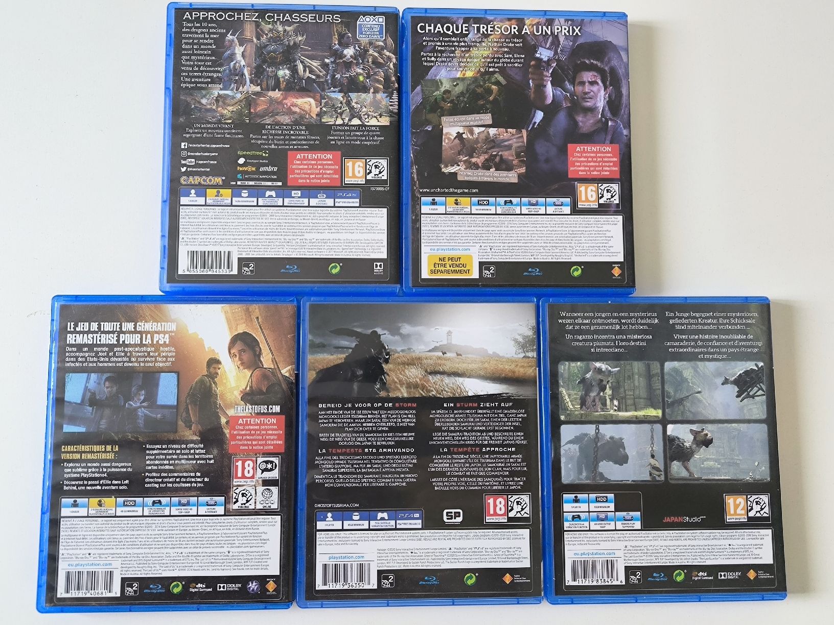 Sony Spiele: Lot jeux PS4 – Gebraucht aus Riaz von vanucaptures 1