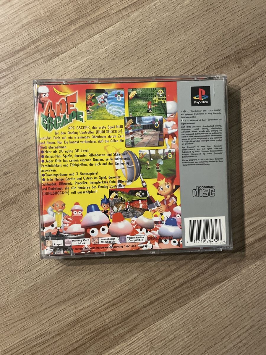 Giochi: Ape Escape Ps1 – Usato da Hagendorn venduto da masterchieff 2
