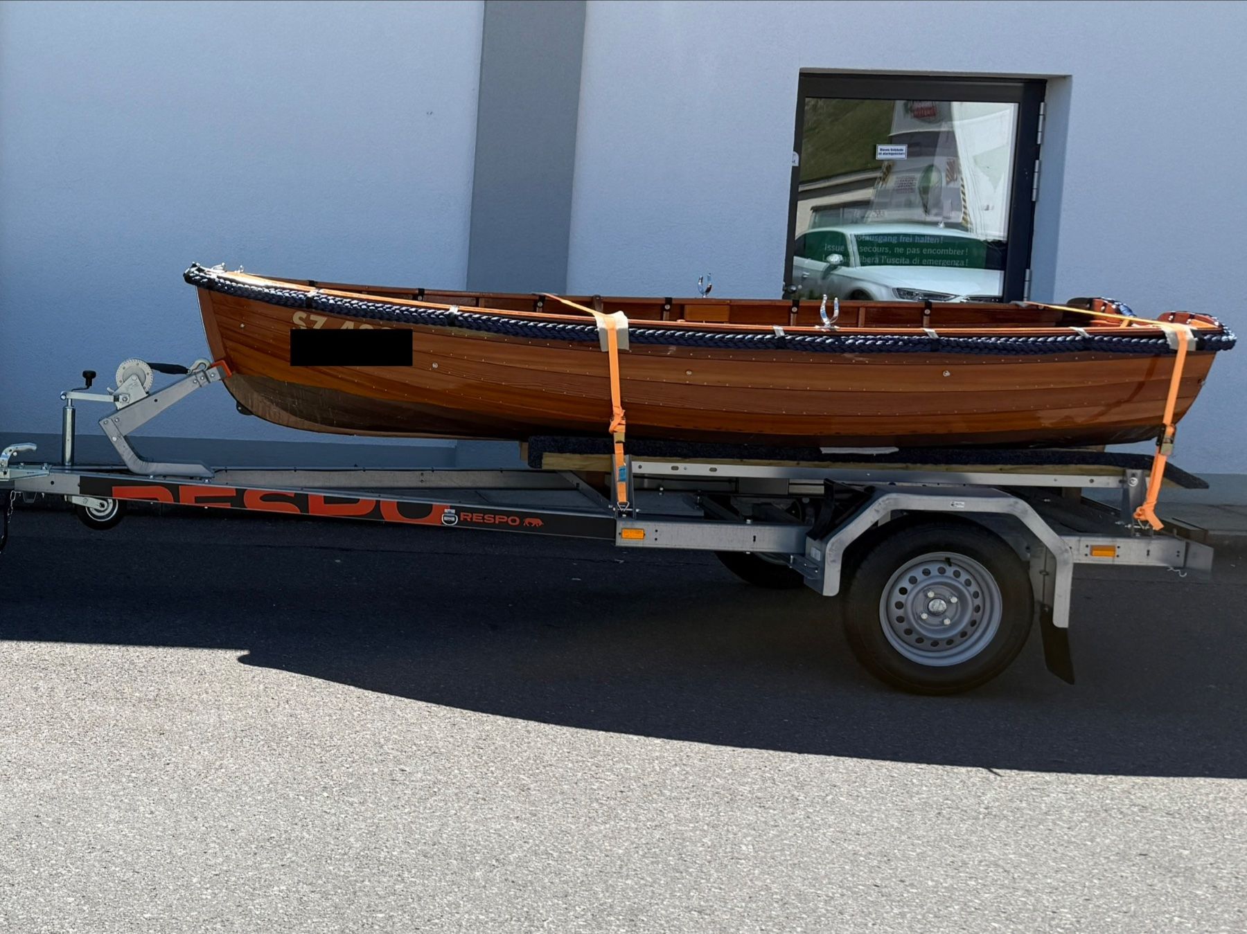 Barche: Ruderboot/Beiboot mit Strassentrailer – Usato da Bennau venduto da hao 3