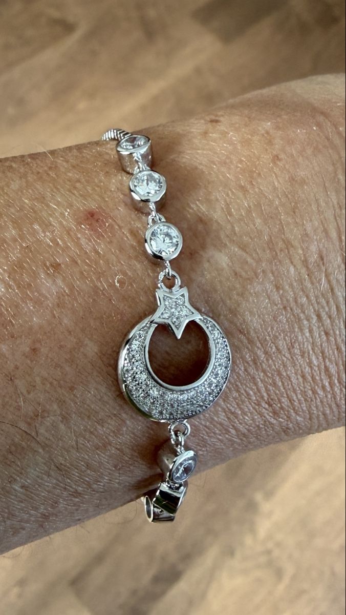 Bracciali & Braccialetti: Silber-Armband mit Zirkonia – Nuovo e nell'imballaggio originale da Ebikon venduto da elischka 3