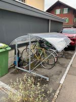 Fahrradunterstand mit Überdachung gebraucht Zustand