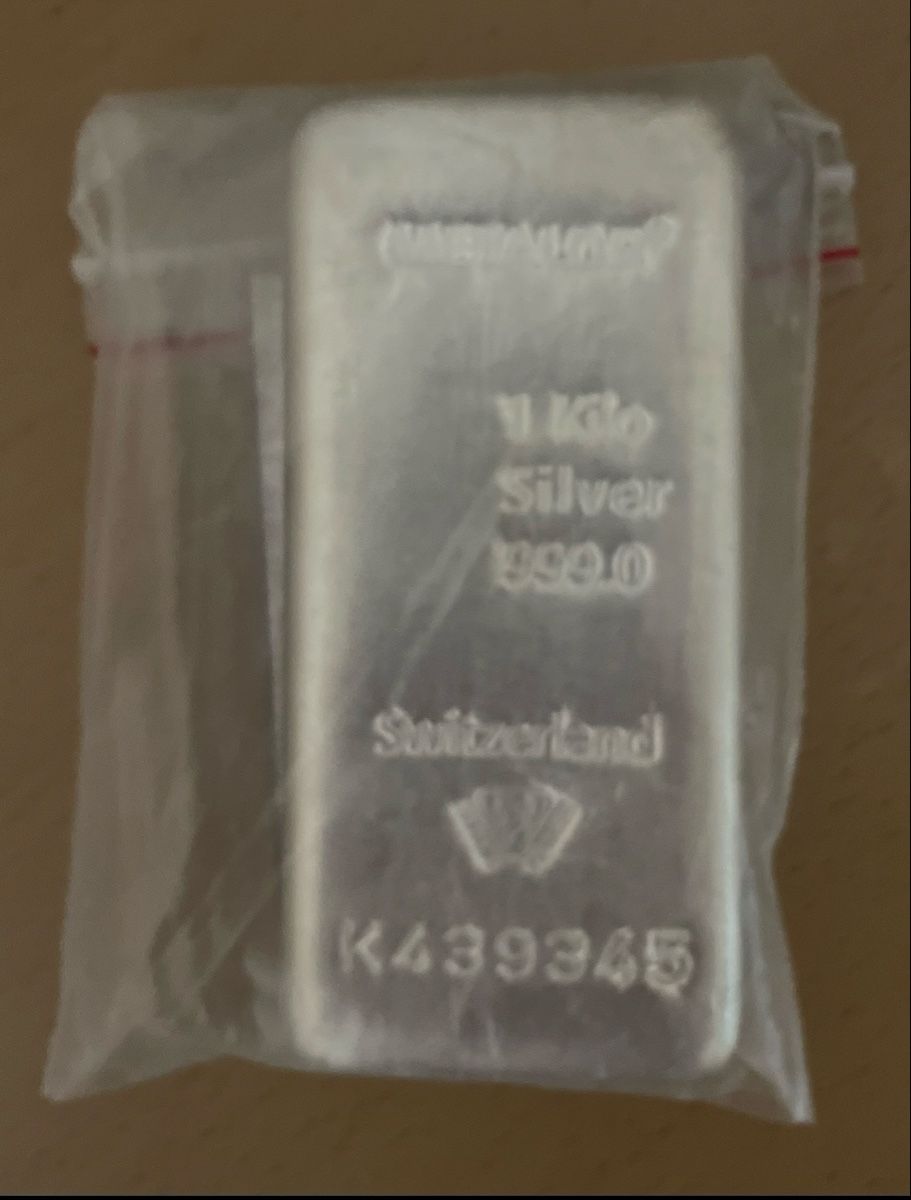Edelmetalle: 1 Kilo Silberbarren Metalor – Neu und originalverpackt aus Riken AG von kusi0010